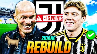 I FIXED JUVENTUS with ZINEDINE ZIDANE and REBUILD them… FIFA 24 MOD