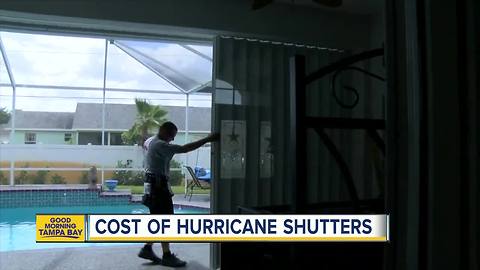 Cost of hurricane shutters depending on Trump's decision on aluminum, steel tariffs