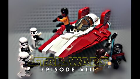 LEGO Star Wars The Last Jedi - Resistance A-Wing Starfighter MOC - Review (2016)
