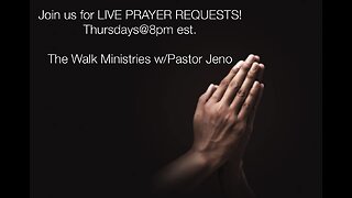 LIVE PRAYER REQUESTS! @8pm ET/ 5pm PT on 08/01/2024 | YOU ARE NOT ALONE!!!
