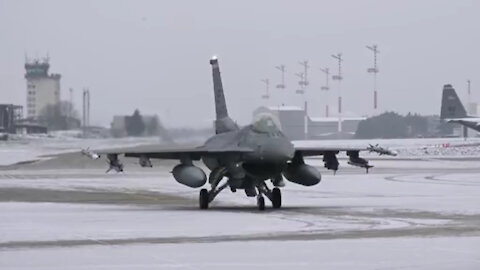 F-16s refuel at Ramstein