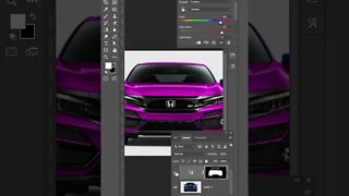 Magic Of Hunda Car Color Change In Photoshop |#trendingshortfffff #shorts #photoshopshort #ytshorts