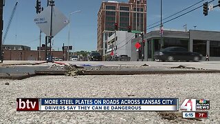 Steel plates on Kansas City roads rattle drivers