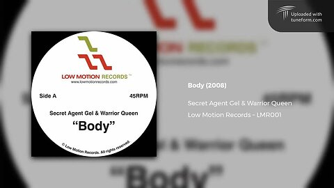 Secret Agent Gel feat. Warrior Queen - Body (Low Motion Records | LMR001) [Deep Dubstep]