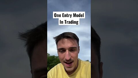 Stick With One Entry Model Day Trading #daytrading #daytradingforbeginners #shorts