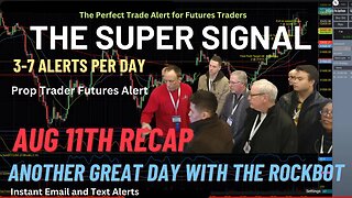 The Prop Trade Alerts and Super Signal Recap for today. The best signals again!