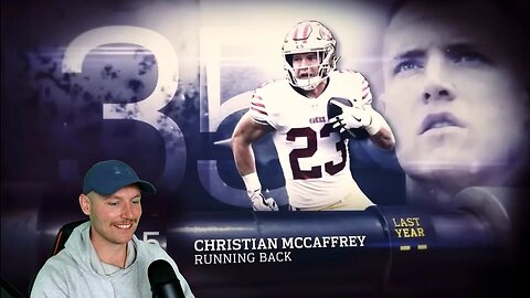 Rugby Player Reacts to CHRISTIAN MCCAFFREY (RB, 49ers) #35 The Top 100 NFL Players of 2023