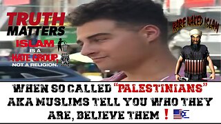 When So Called "Palestinians" AKA Muslims Tell You Who They Are, Believe Them❗️