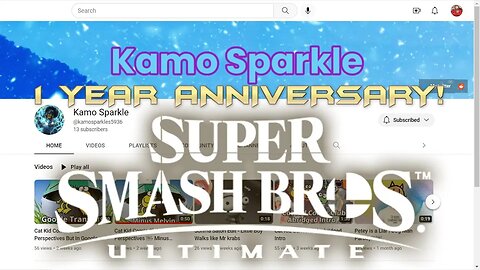 Playing SMASH to celebrate Kamo Sparkles' 1 Year Anniversary on YouTube!