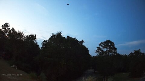 Amazing HD UFO Sphere Sighting Over Ohoopee River, Georgia, USA - July 3, 2023