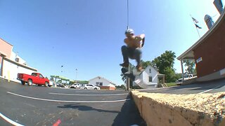 2 flips 1 ledge #skateboarding