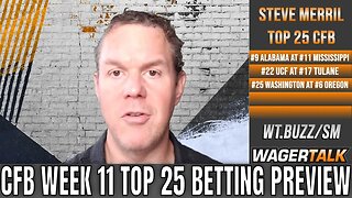 College Football Week 11 Picks and Odds | Top 25 College Football Betting Preview & Predictions