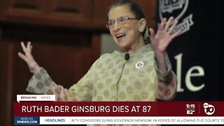 Ruth Bader Ginsburg dies of cancer