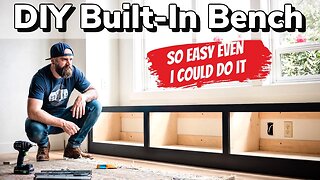 Window Bench How To || DIY Built-In Bench