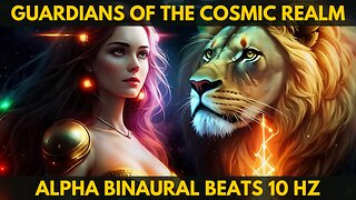 1 Hour of Relaxing Music for Stress Relief in the cosmic realm, Alpha Binaural Beats 10 Hz