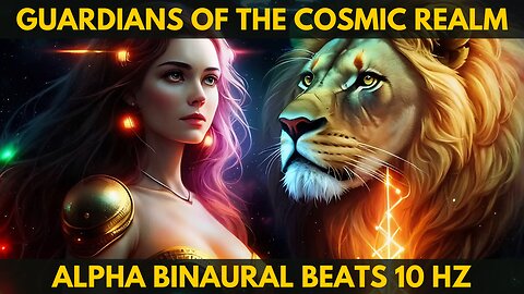 1 Hour of Relaxing Music for Stress Relief in the cosmic realm, Alpha Binaural Beats 10 Hz