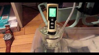 TEST L'EAU HYDROGENE AVEC MON TESTER D'HYDROGENE