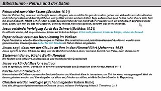 Bibelstunde ► Satan und Petrus