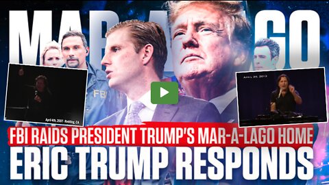 Eric Trump | EXCLUSIVE Interview Hours After FBI's Mar-a-Lago Trump Raid: Kim Clement Prophecies, "Trump Will Become a Trump", "There's a Man by the Name of Mr. Clark and a Man by the Name of Donald," America ReAwakens!!!