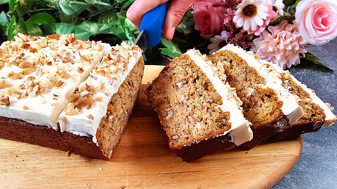 The Best Cake With Carrot and Oatmeal! Sugar Free! Gluten Free! Simple and Delicious!