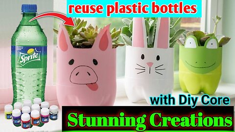 "Creative DIY Ideas: Recycle Plastic Bottles into Stunning Creations!"