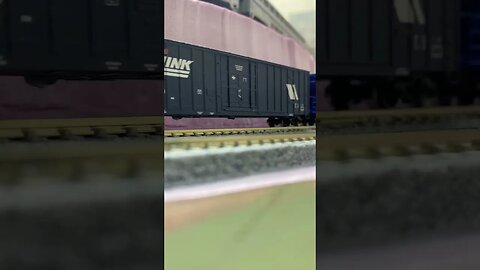 N Scale Montana Rail Link returning from branch line