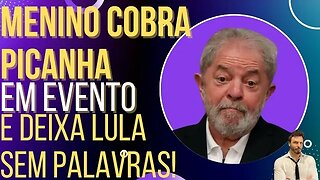 AO VIVO: menino cobra picanha e deixa Lula sem palavras!