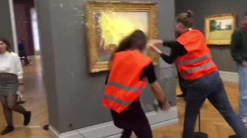 Climate Change Cultists Latest Eco-Terrorist Act: Mashed Potatoes Tossed on $110 Million Monet