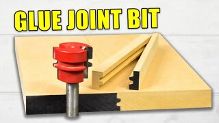 Reversible Glue Joint Router Bits - Use and Setup Wood Router Tutorial