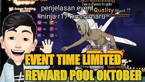 Heroes Assembled Reborn New Event Time Limited Reward Pool Ninja R17 Kimmimaru Bulan Oktober 2022