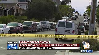 San Diego police shoot man in Point Loma home