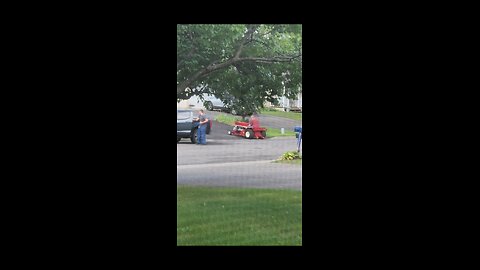 Honda Goldwing Motor in a Lawn Tractor