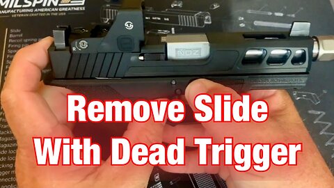 Removing A Slide On A Glock With A Dead Trigger - Quick And Easy Steps!
