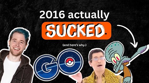 actually, 2016 wasn't that good. 🤓