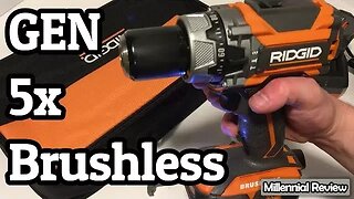 UnBoxing and Review of the RIGID Gen5X Brushless Hammer Drill R86116