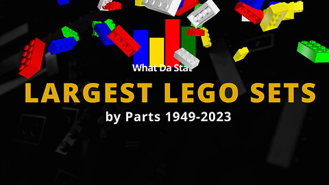 Largest LEGO Sets by Parts 1949-2023
