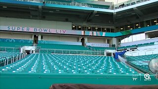 Crews working overtime to get Hard Rock Stadium ready for Super Bowl LIV