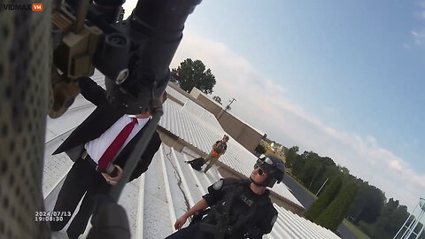 Newly Released Footage Shows Security Talking About How They Noticed Sniper Before He Got On Roof