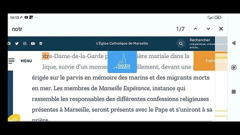 Le " PAPE " Mélenchoniste Vient SOUILLER Le Sanctuaire à Marseille