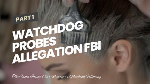 Watchdog probes allegation FBI ignored evidence during pursuit of 'Whitey' Bulger