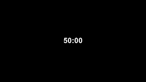 50 Minutes Timer Countdown