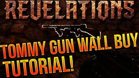 REVELATIONS: TOMMY GUN CHALK WALL BUY & TRADE WEAPONS IN REVELATIONS TUTORIAL! - Black Ops 3 Zombies