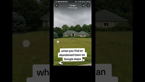 when you find an abandoned town on Google maps