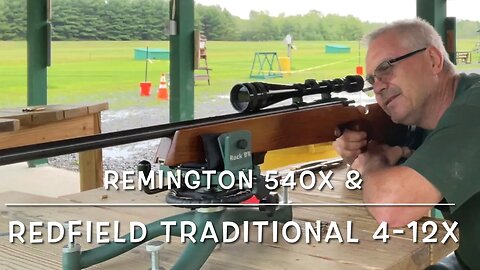 Remington 540x & Redfield traditional 4-12x scope ammo testing @50 yds Wolf Geco & Aguilla Windy!