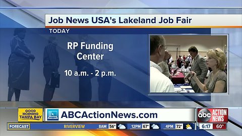 Over 400 jobs available at Wednesday's job fair in Lakeland