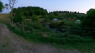 early morning at a campsite Dartmoor 28th May 2023