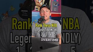 BLINDLY RANKING NBA LEGENDS!! Did His List Turn Out Right? #shorts #rankings #nba #sportslover #kobe