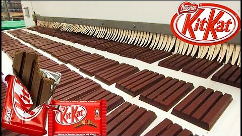 How Kit Kat Are Made In Factory - How It's Made Kit Kat