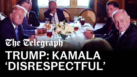 Donald Trump: Kamala Harris 'disrespectful' to Israel with Gaza remarks|News Empire ✅