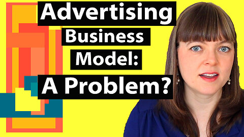 How is the advertising business model in social media destabilizing society?